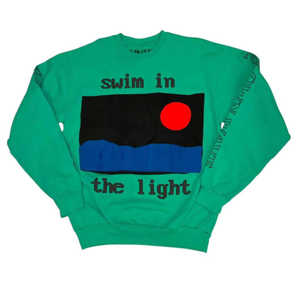 Kid Cudi x CPFM -2019 Swim Puff Print Deadstock Rolling Loud Crewneck Sweatshirt